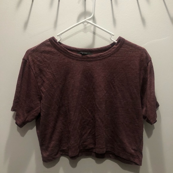 Maroon Crop Top - Picture 1 of 2